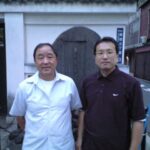 吉良邸にて元赤帽連合会副会長の森さんと