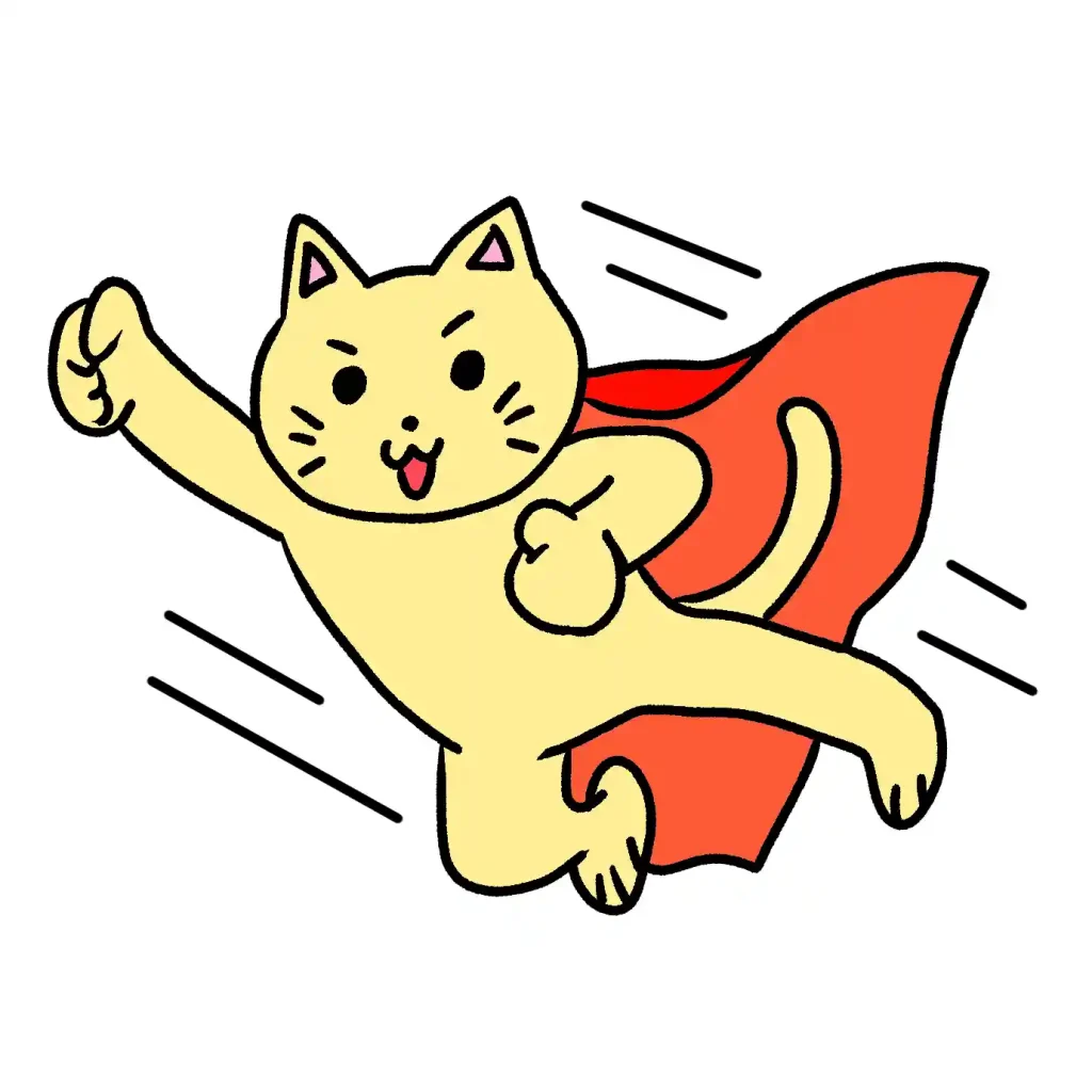 急ぎ配送のネコ